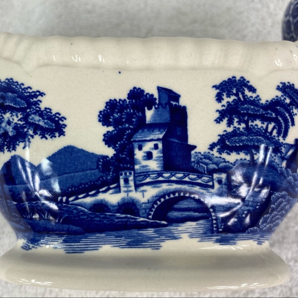 Copeland Spode's Tower Blue Gravy Boat - Picture 7 of 8
